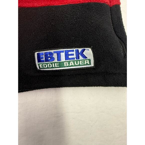 Vintage Eddie Bauer EBTEK Jacket Men XXXL Fleece 1/4 Zip 90s Made In USA - Picture 6 of 11